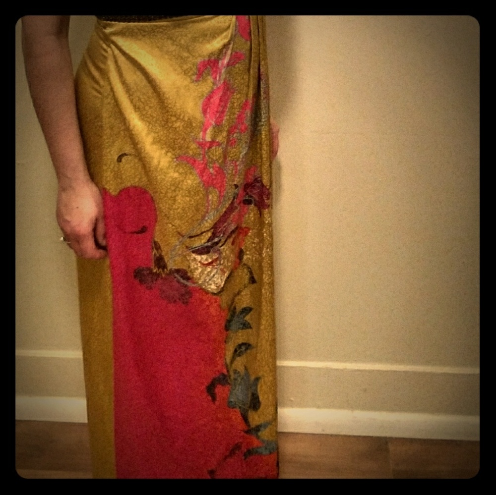 Silk Evening Gown
